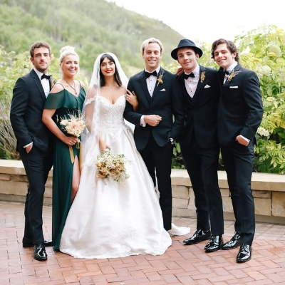 Ryland with his siblings on the wedding of the day of Riker Lynch, his brother.